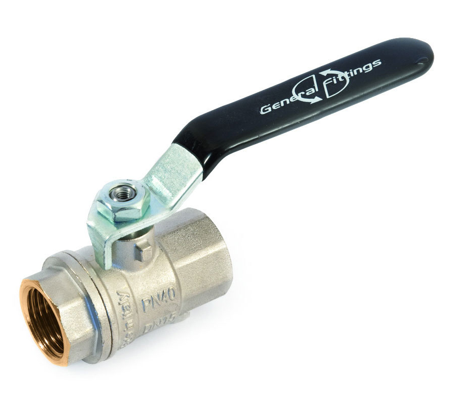 Кран шаровой General Fittings 7100 L1, 1/2", PN40