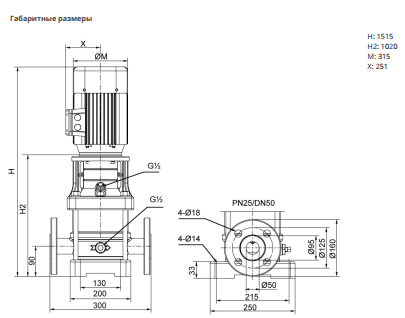 Насос Native MVL 1614-2/25/E/3-400-50-2-S1 заказать со складов по всей России