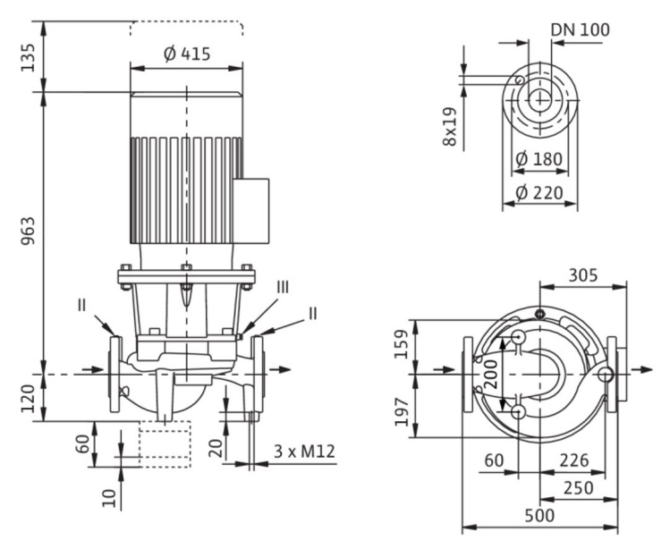Циркуляционный насос Wilo IL 100/170-30/2-R купить по цене 403898.25 руб.
