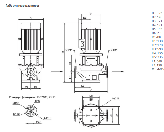 Насос Native IPN 40/135-2,2/2-V4 заказать со складов по всей России