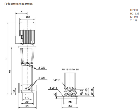 Насос Native MVL 3202/2-2/16/E/3-400-50-2-S1 заказать со складов по всей России