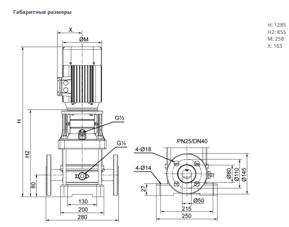 Насос Native MVL 816-2/25/E/3-400-50-2-S1 заказать со складов по всей России
