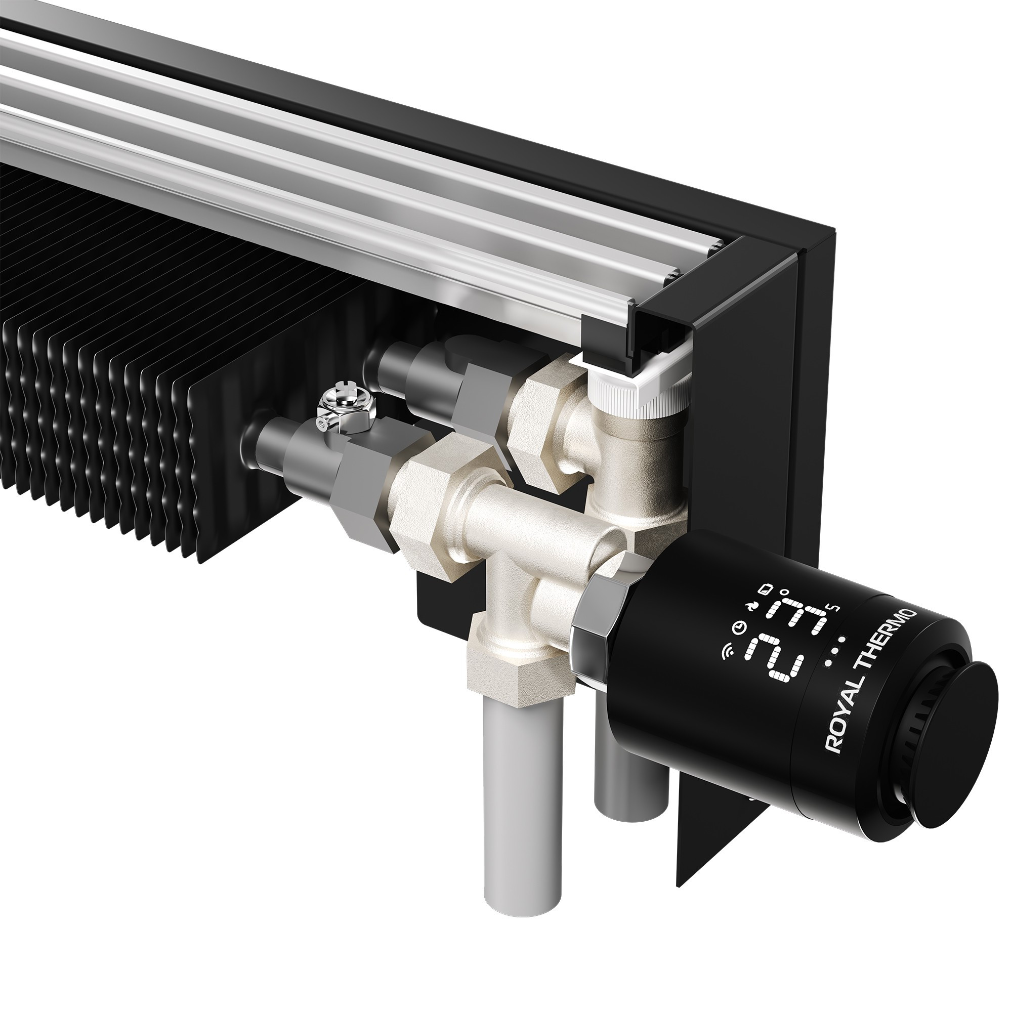 Конвектор напольный Royal Thermo STEP-130/130/1800-2-N-WT-LG-NA заказать со складов по всей России