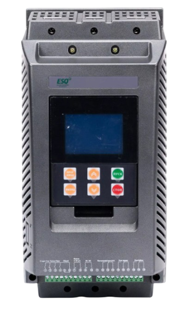 Устройство плавного пуска ESQ-GS7-055 (110А, 380В, 55кВт, встроенный шунтирующий контактор)