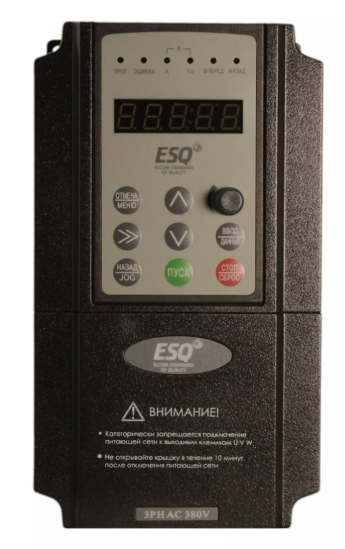 Частотный преобразователь ESQ-600-4T0007G/0015P 0.75/1.5кВт 380В-460В