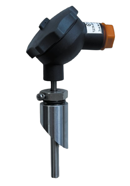 Температурный датчик теплоносителя аналоговый (термопреобразователь сопротивления Теплосила ТС-Б-Pt1000-B-x2-П-(от -50 0С до +180 0С)-80/6-Е)