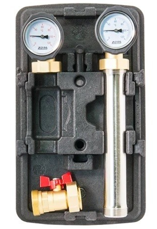 Насосная группа быстрого монтажа ZOTA с прямым контуром без насоса 1"