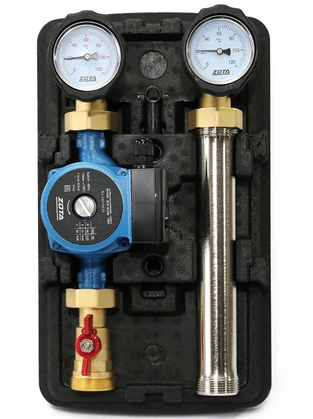 Комплект ZOTA ГБМ с прямым контуром с насосом RING 25/60 S 180