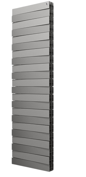 Радиатор биметалл Royal Thermo PianoForte Tower/Silver Satin - 22 секц.