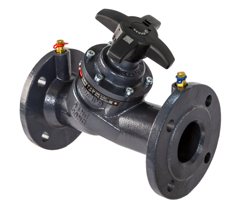 Ручной балансировочный клапан Ридан MNF-R2 DN20, фланцевый, PN16, Tmax 130 °C