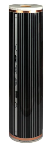 Пленочный теплый пол REXANT RXM 308 220Вт/м2, ширина 80 см, толщина 0,338, (Рулон 100 м)