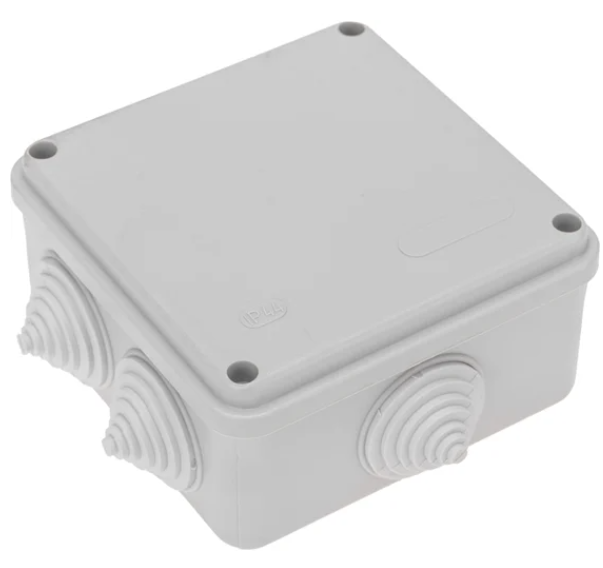Коробка распаячная REXANT ОУ, 100x100x50, винт IP44