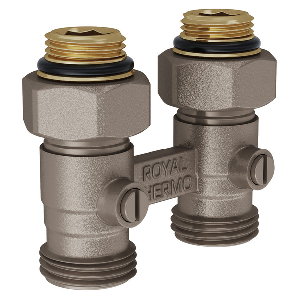 Узел нижнего подключения Royal Thermo прямой 1/2'х3/4'EK RTE 07.00001А