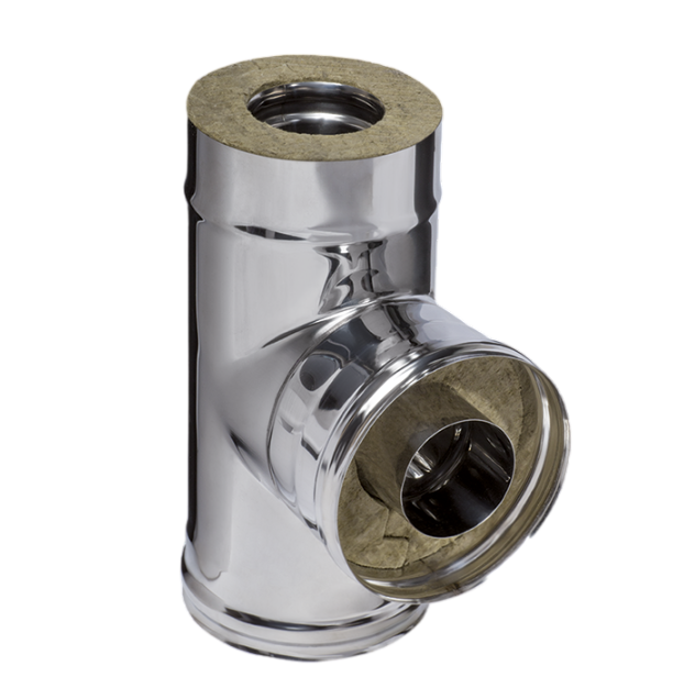 Сэндвич-тройник FERRUM 90° (430/0,5 мм) ф120х200