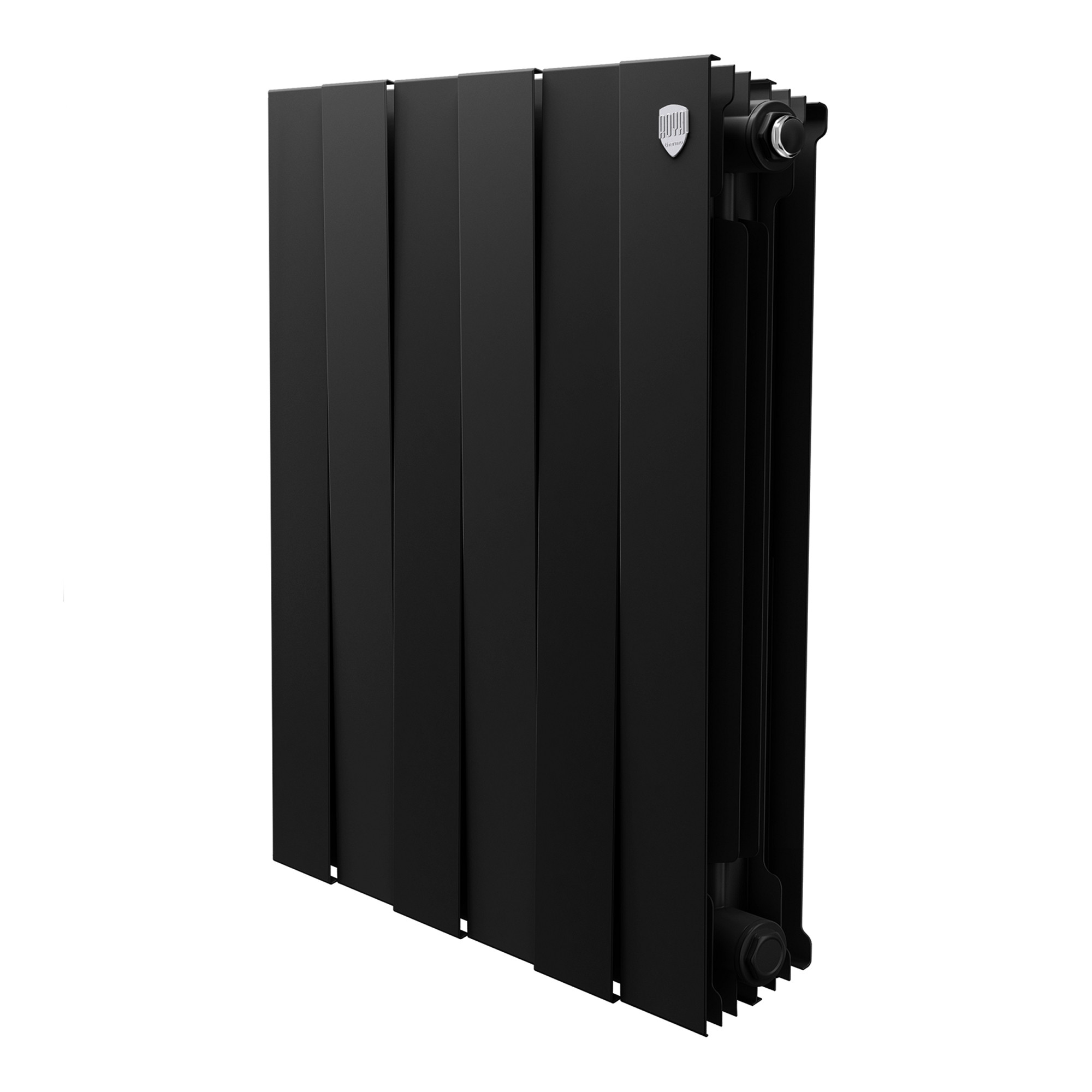 Радиатор биметаллический Royal Thermo PianoForte 500 Чёрный - 6 секц.