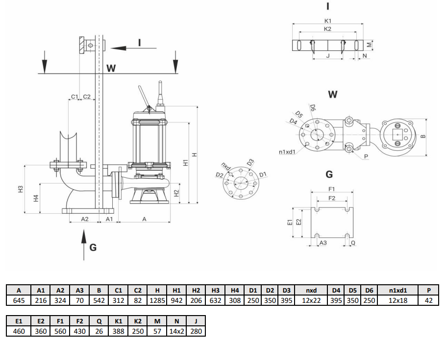 Канализационный насос Wellmix 250WQ2-500-5-15/4_380V заказать со складов по всей России