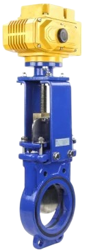 Задвижка шиберная ножевая DN.ru GVKN1331N-2W-Fb-ISO Ду150 Ру16 D040-07560
