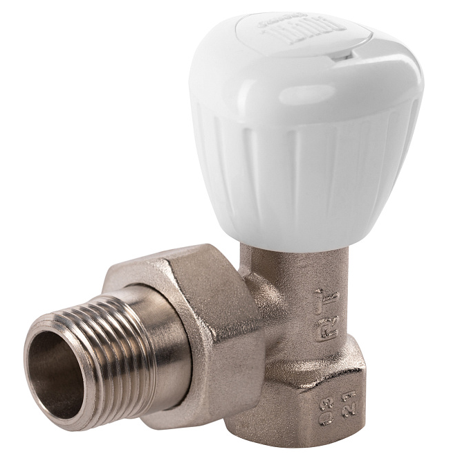 Вентиль ручной Royal Thermo регулировки угловой, 1/2 НС-1036106