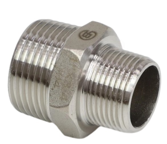 Ниппель нерж Benarmo SS304 Ду32 (1 1/4") НР