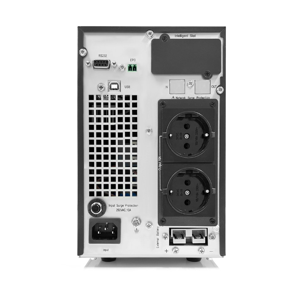 Источник бесперебойного питания Hiden EXPERT UDC9202S, встроенные АКБ в корпусе 2 kVA/1,8 kW заказать со складов по всей России