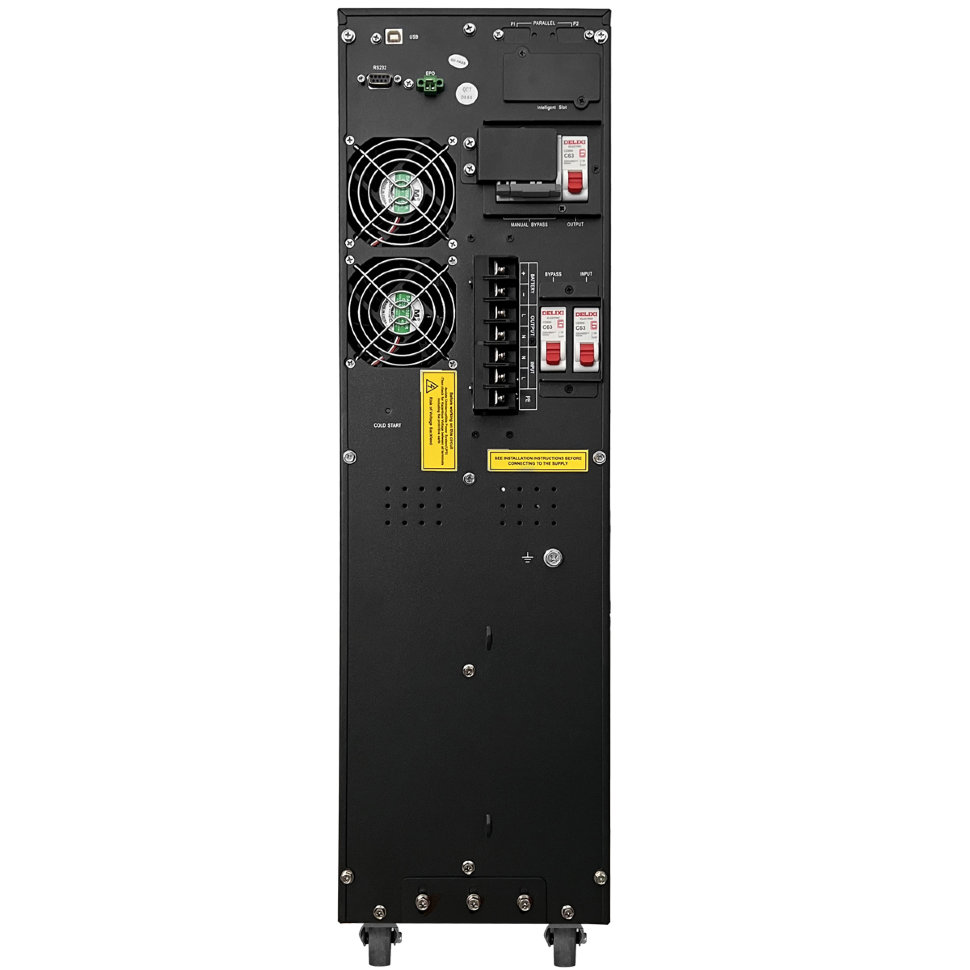 Источник бесперебойного питания Hiden EXPERT UDC9206S, встроенные АКБ в корпусе, 6 kVA/6 kW заказать со складов по всей России