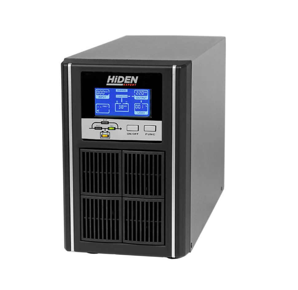 Источник бесперебойного питания Hiden EXPERT UDC9201H-24, внешние акб= 24В, ЗУ 10A, 1 kVA/0,8 kW