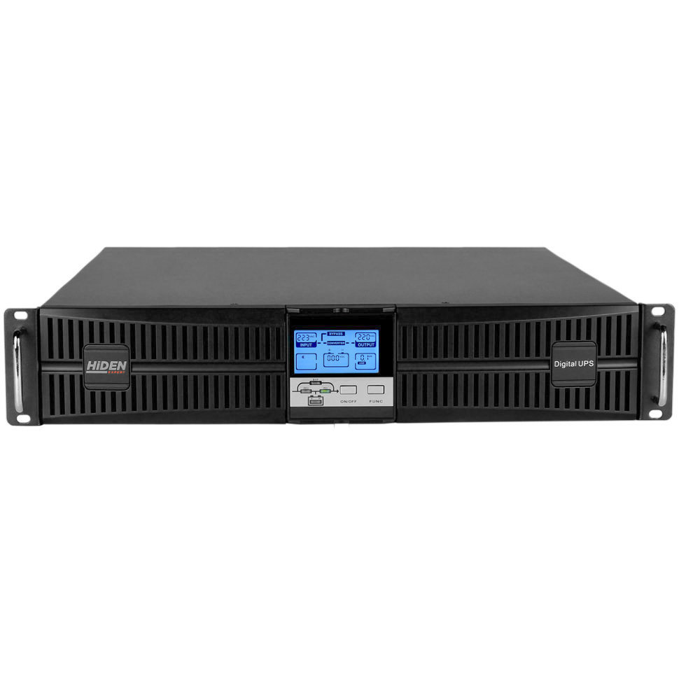 Источник бесперебойного питания Hiden EXPERT UDC9206H-RT, внешние акб= ±96/108/120В ЗУ 5А, 6 kVA/6 kW