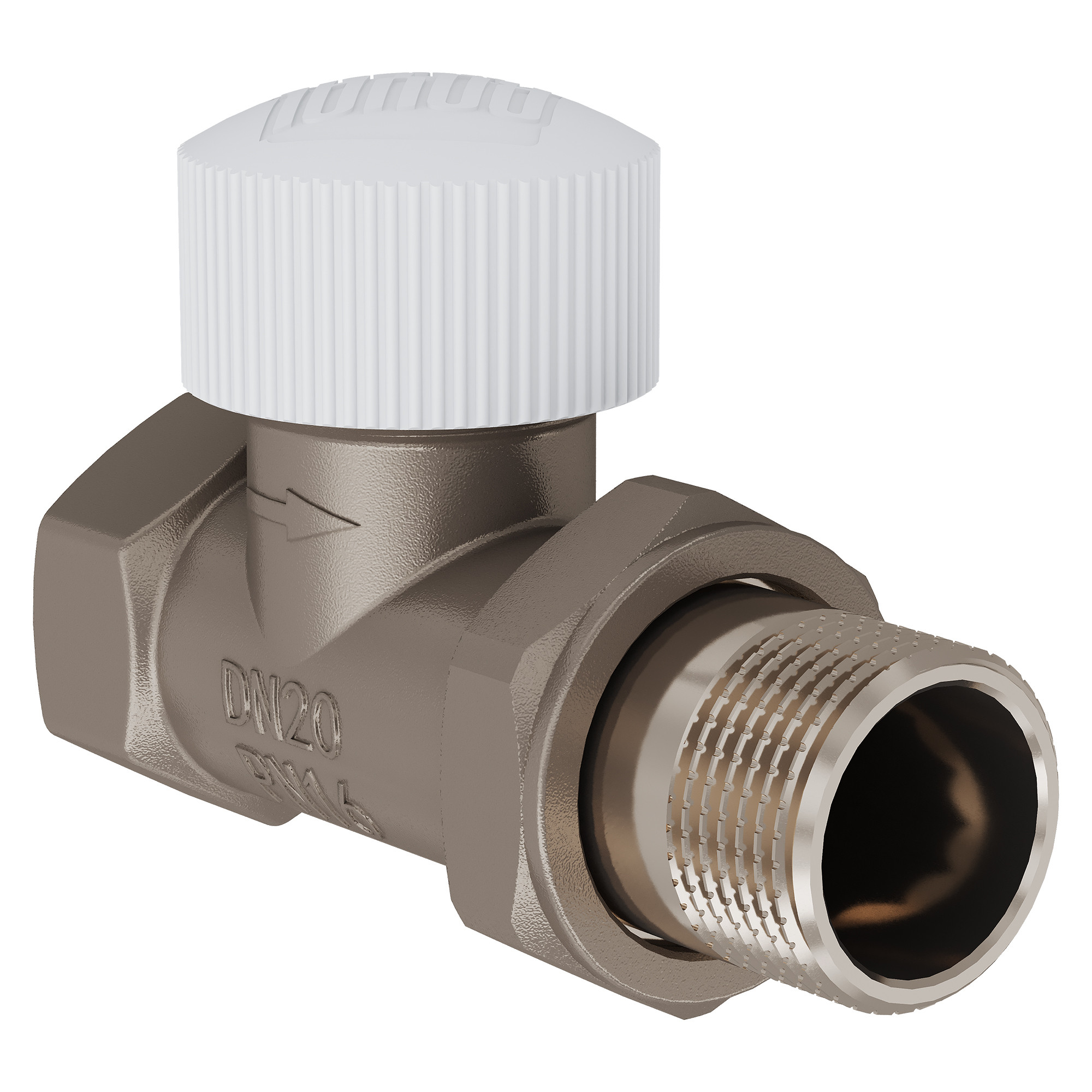 Клапан термостатический прямой Royal Thermo 1/2" М30х1,5