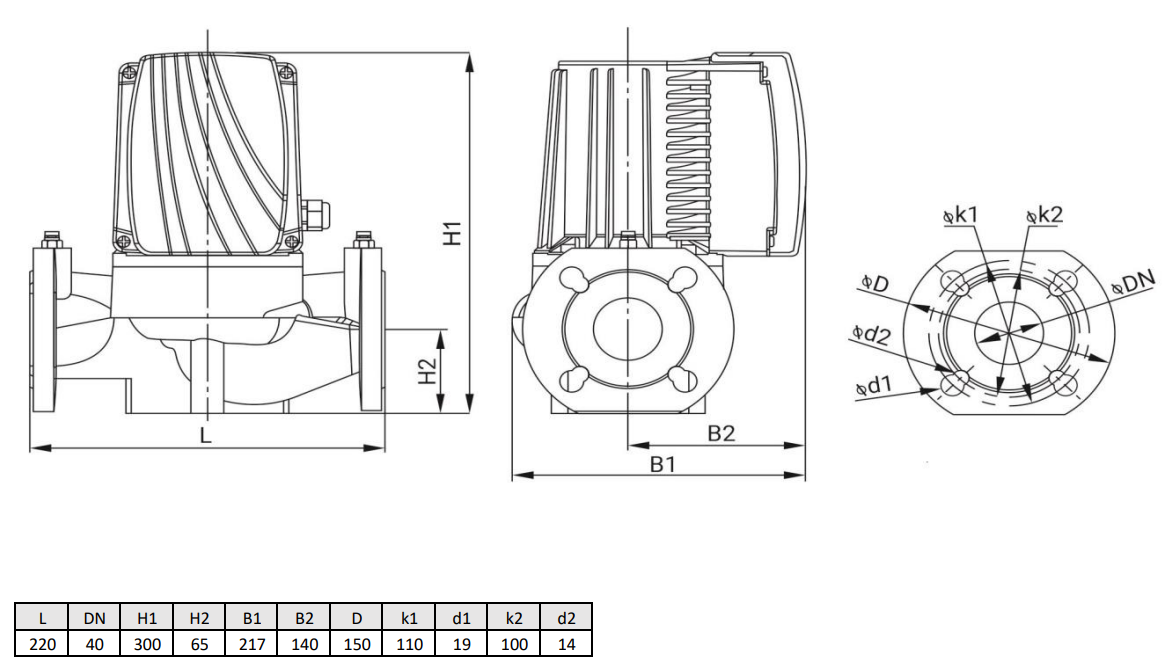 Циркуляционный насос Wellmix WRE BASIC 40-100 F_220V купить по цене 38409.3 руб.
