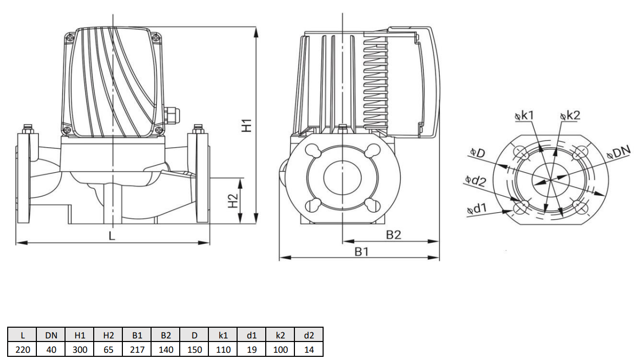Циркуляционный насос Wellmix WRE BASIC 40-180 F_220V купить по цене 41707.8 руб.