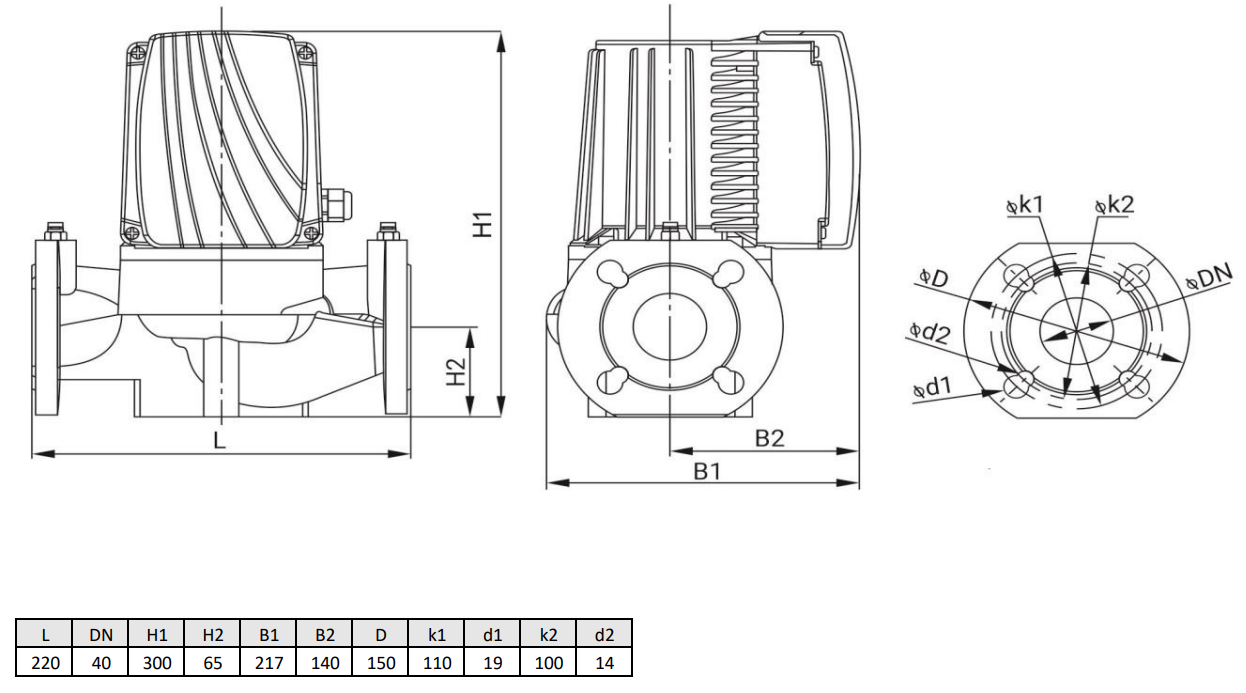 Циркуляционный насос Wellmix WRE BASIC 40-180 F_380V купить по цене 44265.6 руб.