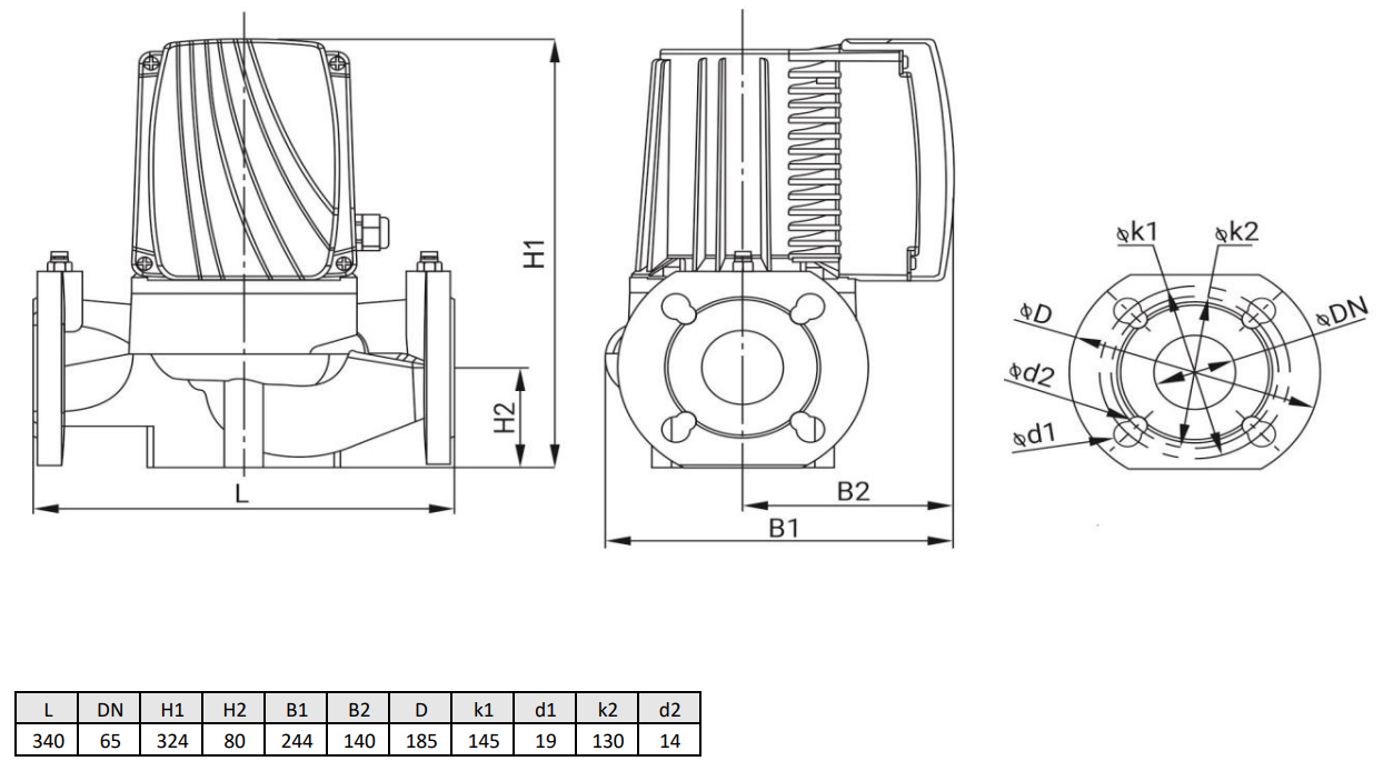 Циркуляционный насос Wellmix WRE BASIC 65-120 F_380V купить по цене 45393.3 руб.