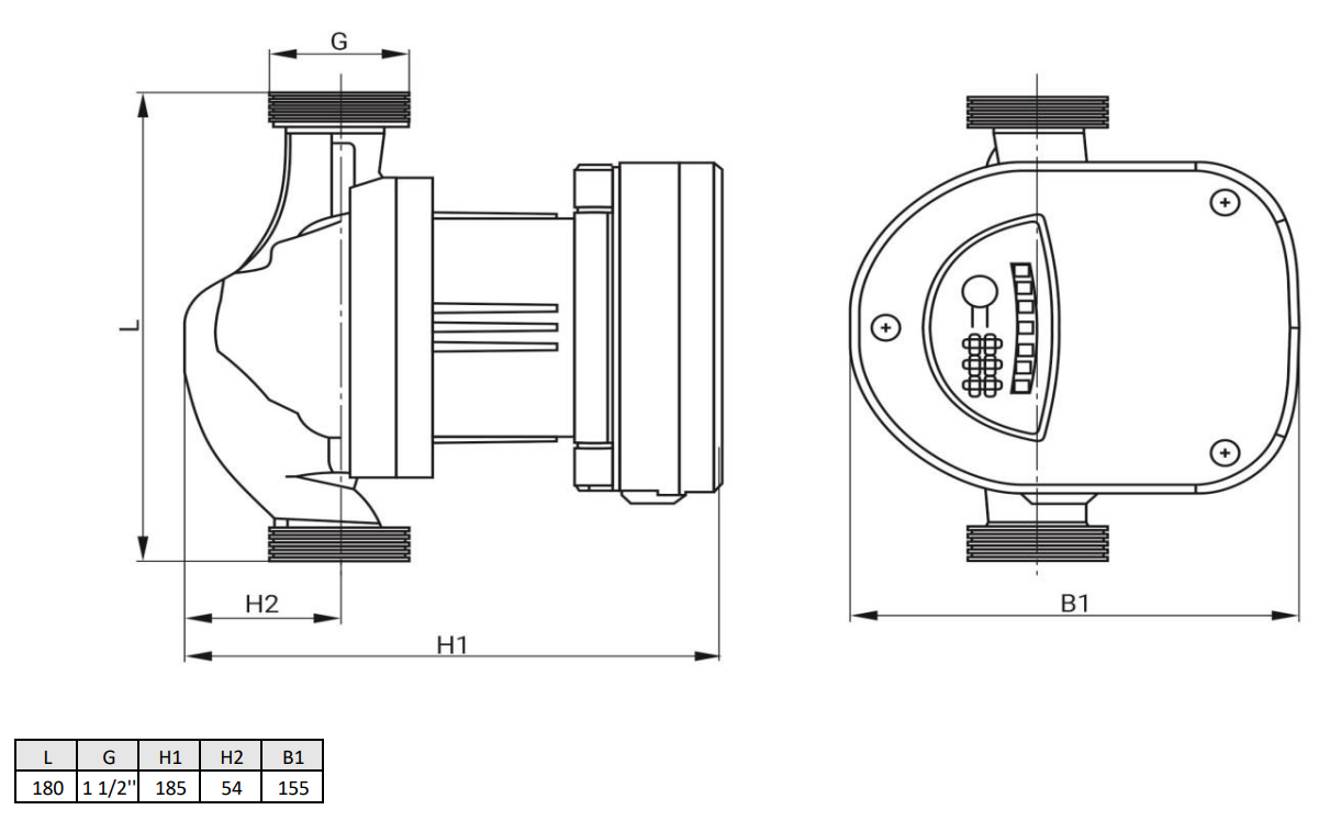 Циркуляционный насос Wellmix WRE 25/200-180 купить по цене "по запросу"
