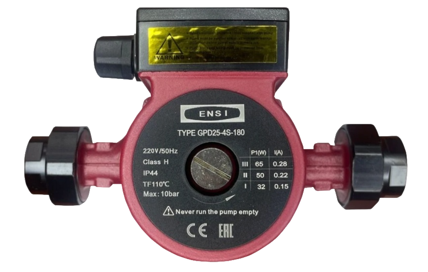 Насос циркуляционный ENSI GPD 25-4S-180