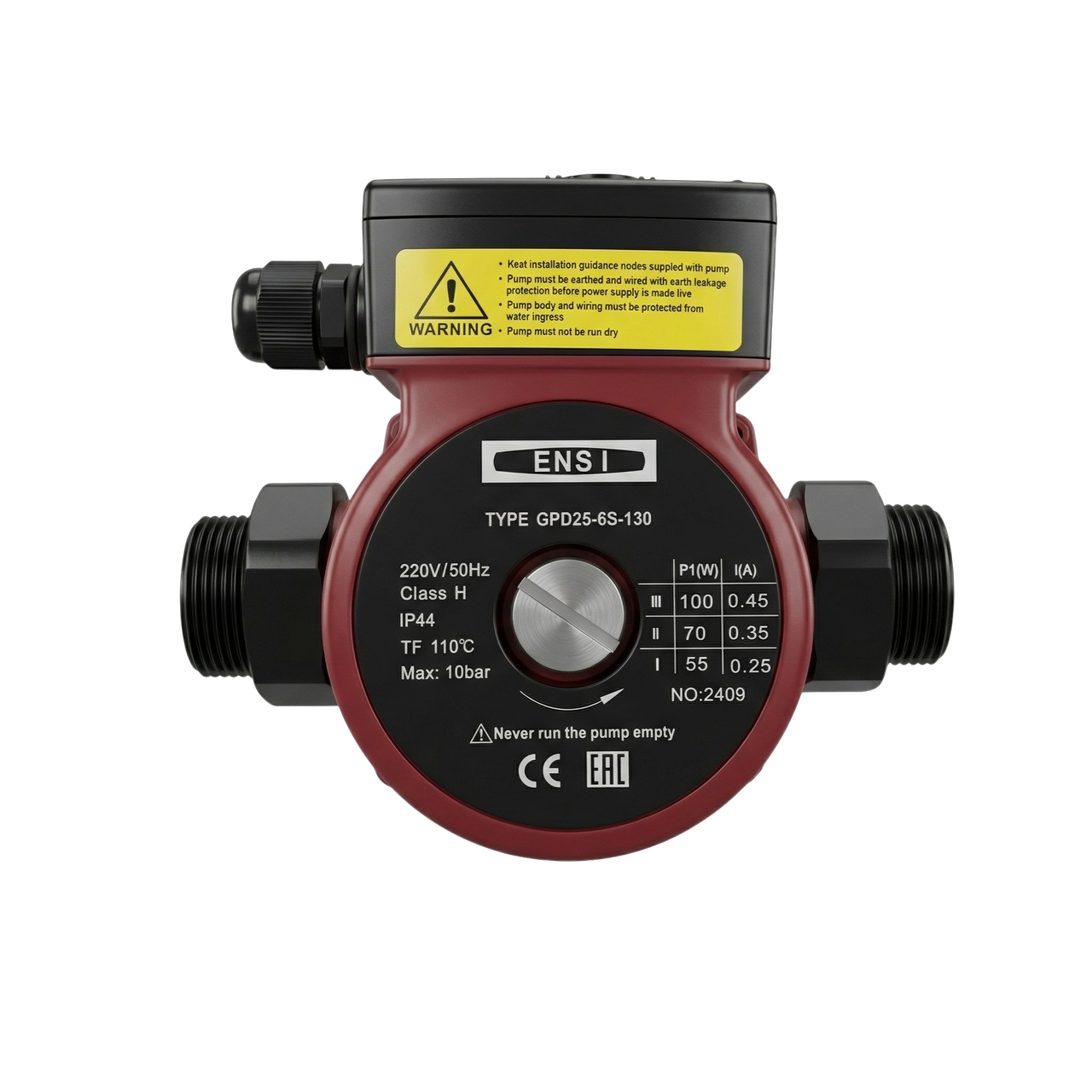 Насос циркуляционный ENSI GPD 25-6S-130