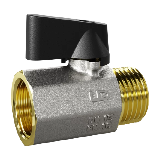 Кран шаровой LD PRIDE мини 1/2'' вн/нар