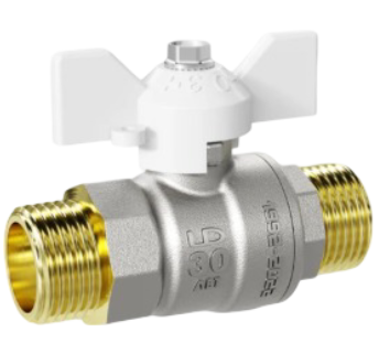 Шаровые краны LD Pride 47.20.Н-Н.Б (white)