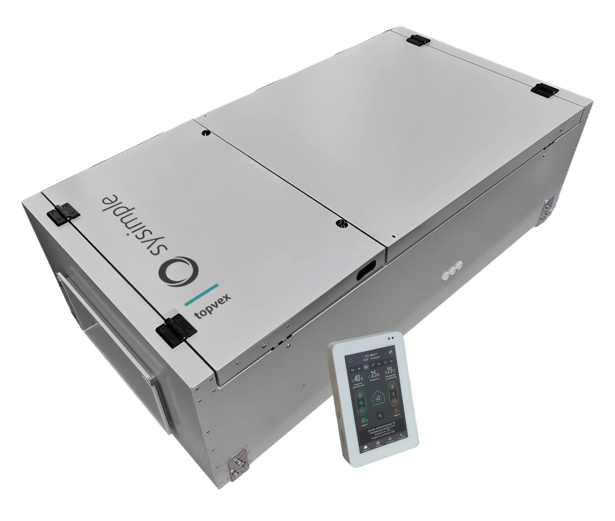 Компактные приточные установки Sysimple серии Topvex SF02M, пульт управления SF02M EL 4,5кВт