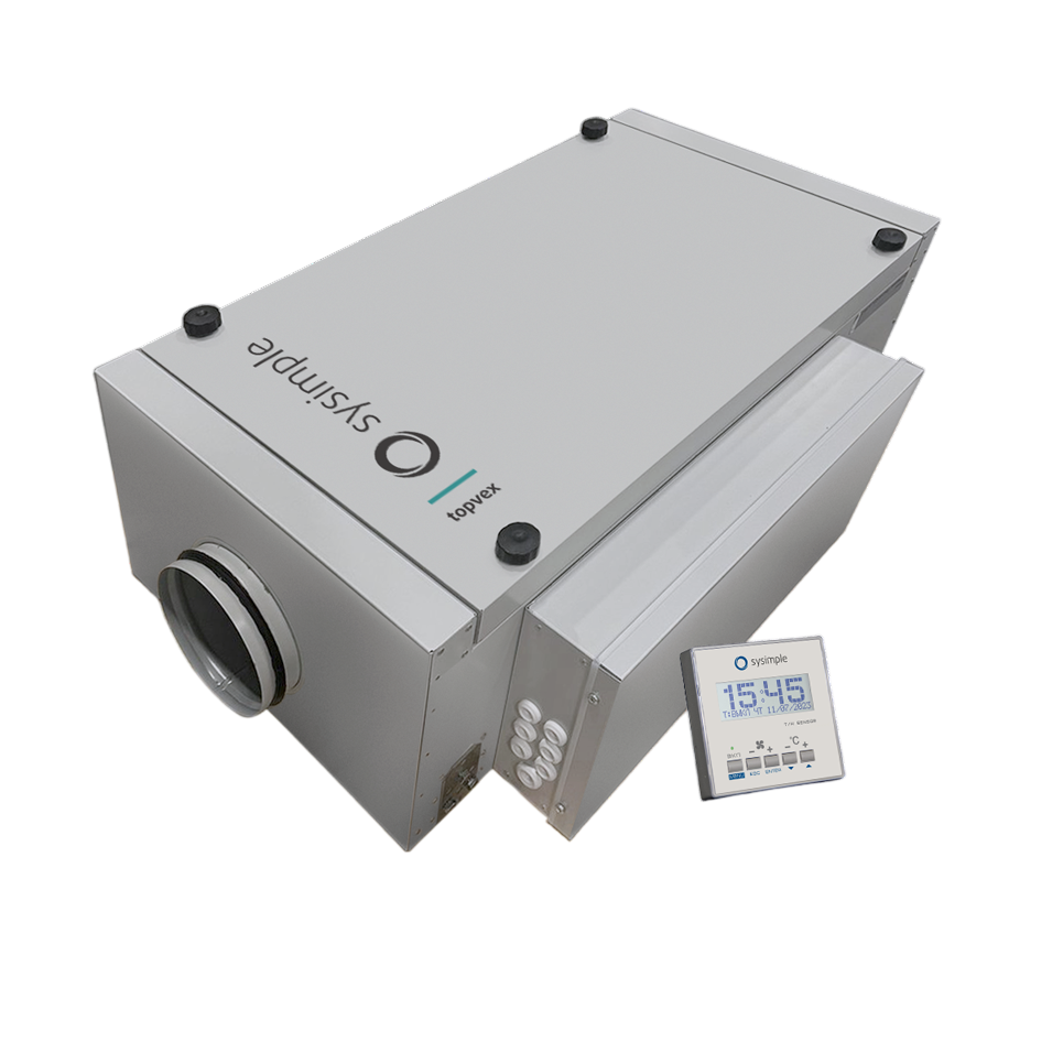 Компактные приточные установки Sysimple серии Topvex SF02M, пульт управления SF02M HWH