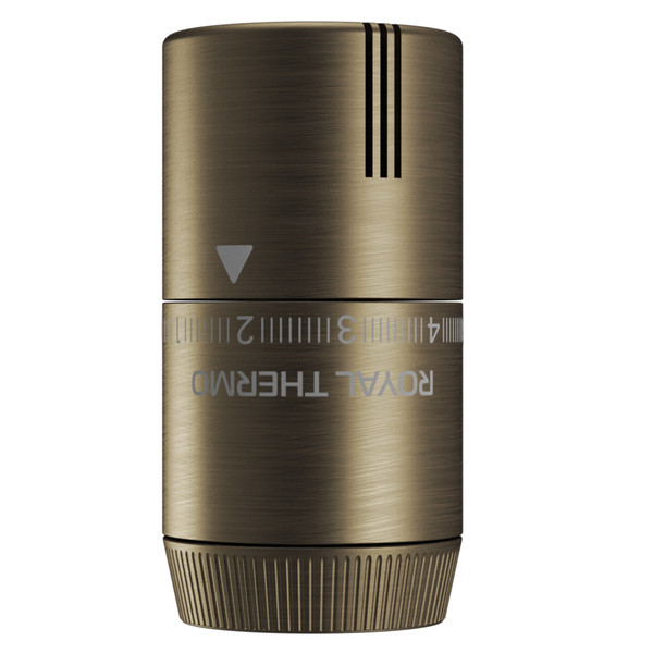 Термоголовка жидкостная Royal Thermo Design М30х1,5 бронза
