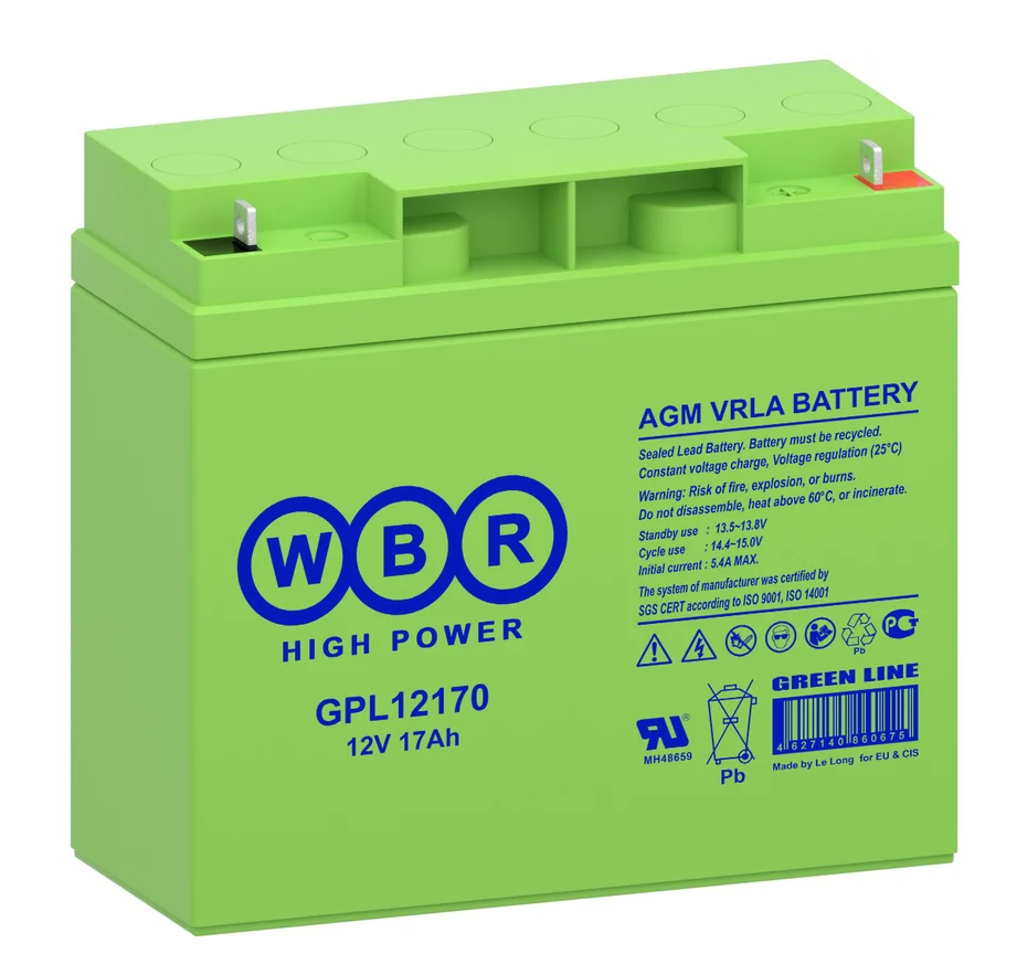Аккумулятор для ИБП GPL12170 WBR 12В 170 Ач