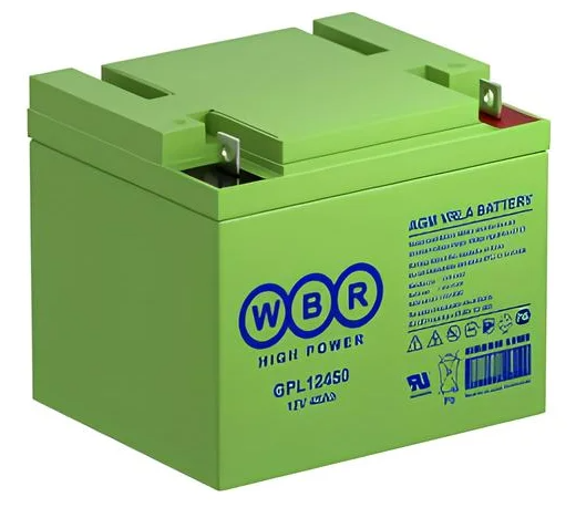 Аккумулятор для ИБП GPL12450 WBR 12В 45 Ач