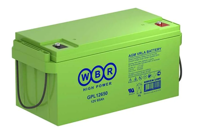 Аккумулятор для ИБП GPL12650 WBR 12В, 65 Ач