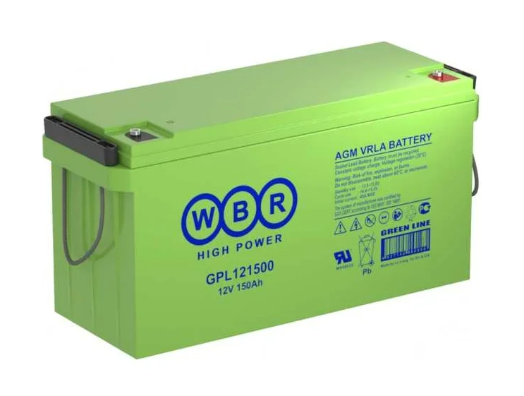 Аккумулятор для ИБП GPL121500 WBR 12В 150 Ач