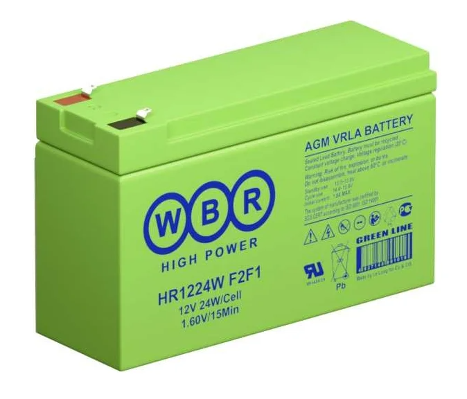 Аккумулятор для ИБП HR1224WF2 WBR 12В 6,6 Ач