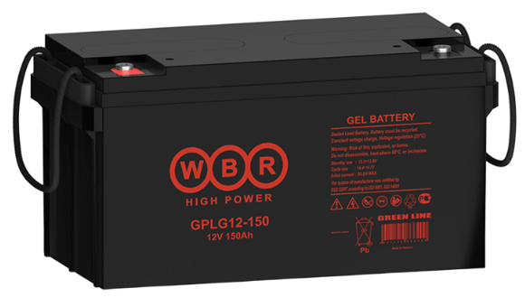 Аккумуляторная батарея гелевая GPLG12-150 WBR 12В 150 Ач