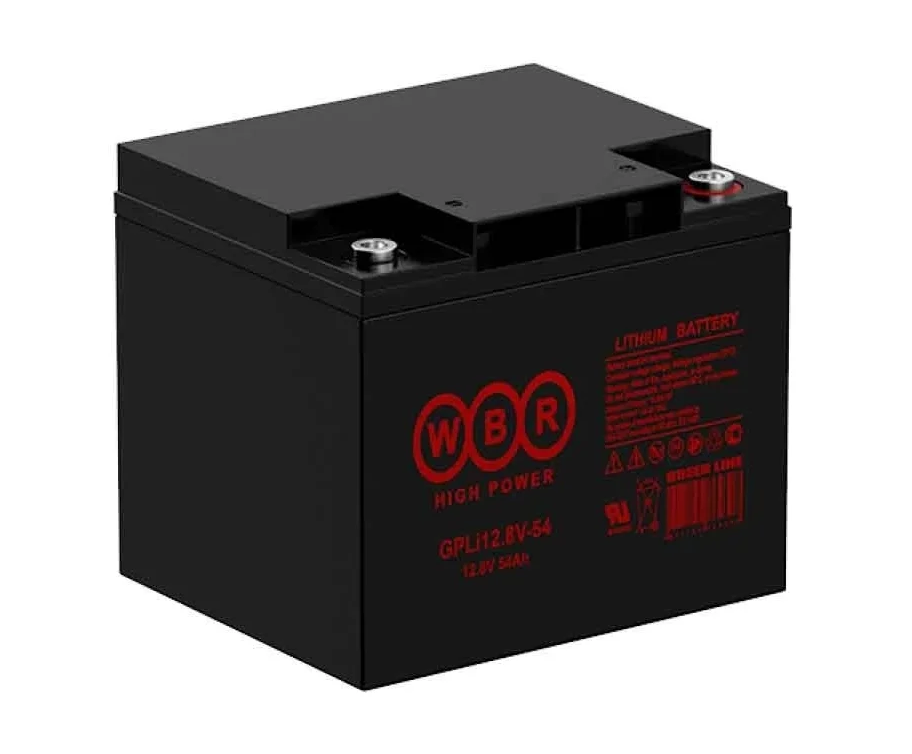 Аккумуляторная батарея литиевая (LiFePO4) GPLi12.8V-54 WBR 12.8 В 54 Ач