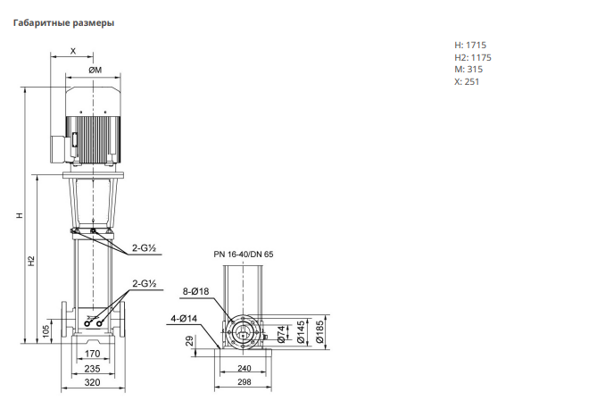 Насос Native MVL 3209/2-3/25/E/3-400-50-2 купить по цене 414214.17 руб.