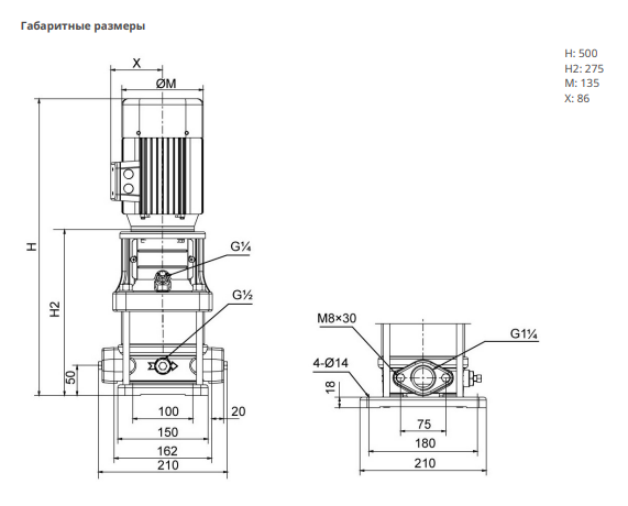 Насос Native MVL 202-3/16/E/3-400-50-2-S1 купить по цене 53487.81 руб.