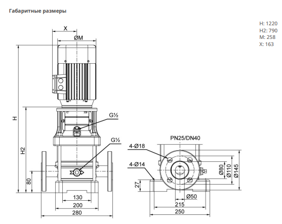 Насос Native MVL 814-3/25/E/3-400-50-2-S1 купить по цене 274907.27 руб.